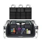 Mandark Car Trunk Organizer, Space Saving Vehicle Backseat Hanging with 8 Large Pockets, Automotive Interior Cargo Organization Storage Bag Accessories, Universal for SUV, Truck, Van