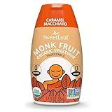 SweetLeaf Caramel Liquid Monk Fruit - Monk Fruit Liquid Sweetener Drops, Organic Monk Fruit Extract, Zero Calorie Sweetener, Sugar Free, Keto Friendly, Erythritol Free - 1.7 Fl Oz