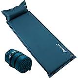 Clostnature Self Inflating Sleeping Pad for Camping - 1.5/2/3 inch Camping Pad, Lightweight Inflatable Camping Mattress Pad, Insulated Foam Sleeping Mat for Backpacking, Tent, Hammock