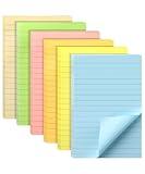 Mr. Pen- Lined Sticky Notes 4x6, 6 Pads, 45 Sheets/Pad, Pastel Color, Sticky Notes with Lines, Ruled Post Stickies, Back to School Supplies