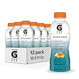 Gatorade Fit Electrolyte Beverage, Healthy Real Hydration, Tropical Mango, 16.9.oz Bottles (12 Pack)