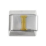 Italian Link Initial Charm, Letter I