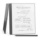 New Amazon Kindle Scribe (64GB) - Redesigned display with uniform borders. Now write directly on books and documents. With built-in notebook summarization. Includes Premium Pen - Tungsten