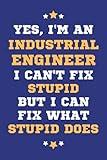 Industrial Engineer Gifts: Lined Blank Notebook Journal, a Funny and Appreciation Thank You Gift for Industrial Engineers to Write in