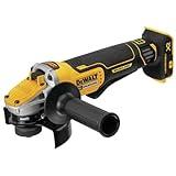 DEWALT 20V MAX* XR BRUSHLESS 4-1/2-5 IN. SMALL AGLE GRINDER WITH POWER DETECT™ TOOL TECHNOLOGY (TOOL ONLY) (DCG415B)