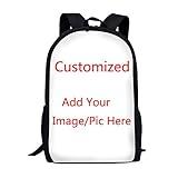 Coloranimal Custom Your Own Image Teens Girls Boys School Backpacks Large Capacity Shoulder Book Bags