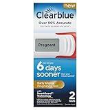 Clearblue Early Digital Pregnancy Test, Early Detection at Home Pregnancy Test, 2 Ct