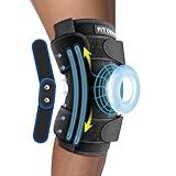 Fit Geno Hinged Knee Brace for Meniscus Tear: Built-in Side Stabilizers & Removable Lightweight Hinges for Pain Relief and Injury Recovery - Men and Women