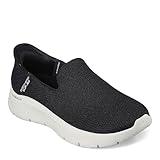 Skechers Women's Hands Free Slip-Ins Go Walk Flex-Relish Sneaker, Black/White, 8.5