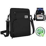 Tablet Sleeve for 12.9" iPad Pro M2 22/21/20, Galaxy Tab S8+/S9+ 12.4" 22/23, Surface Laptop Go 12.4" and More – Ultimate Protection & Portability, Upgrade-Environmental Protection Materials. (Black)