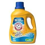 Arm & Hammer Plus OxiClean Clean Meadow, 77 Loads Liquid Laundry Detergent, 100.5 fl oz