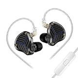 KZ PRX HiFi Planar Magnetic Driver in-Ear Monitor, Bass Stereo Sound Comfortable Wired Earbuds, Secure Fit Sound Isolation High Sensitivity Earphone for Audio Engineers, Musicians (MIC)