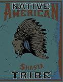 Native American Books: Native American Shasta Tribe.: Personalised Notebook journal | A Great Appreciation Gift Idea For Indigenous People & First Nation.