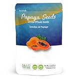Papaya Seeds, Dried Whole Seeds, 1 oz (28 g), Raw, Natural (1 ounce (28 grams))