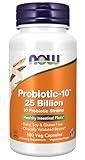 NOW Foods Supplements, Probiotic-10™, 25 Billion, with 10 Probiotic Strains, Dairy, Soy and Gluten Free, Strain Verified, 100 Veg Capsules