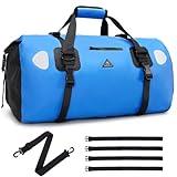 Haimont Waterproof Duffel Bag Roll-top Dry Duffel Bag with Quick-fixed Straps for Motorcycling, Rafting, Boating, SUP, Kayaking, Travel,50L