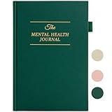 Mental Health Journal, Anxiety & Guided Journal for Women, 91 Days Self-Care Journal to Practice Positive Thinking, ADHD Planner with Mood Tracker (A5 Size)-Dark Green