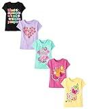 The Children's Place,Girls,Assorted Everyday Short Sleeve Graphic T-Shirts,Multipacks,Fruity Foods 5-Pack,Medium