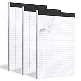 3 Pack Legal Pads Refills Note Pads, Writing Pads 8.5 x 11 Inches, Memo Pads Lined Writing Note Pads, Letter Size Legal Pad Wide Ruled Lined Pads Legal Rule for School Office（30 Sheet per Pads）