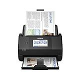 Epson Workforce ES-580W Wireless Color Duplex Desktop Document Scanner for PC and Mac with 100-sheet Auto Document Feeder (ADF) and Intuitive 4.3" Touchscreen