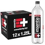 Essentia Water LLC , 99.9% Pure, Infused with Electrolytes for a Smooth Taste, pH 9.5 or Higher; Ionized Alkaline Water, Black, 42.3 Fl Oz (Pack of 12)