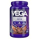 Vega Original Protein Powder, Creamy Chocolate Plant Based Protein Drink Mix for Water, Milk and Smoothies, 32.5 oz (Packaging May Vary)