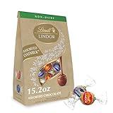 Lindt LINDOR Assorted OatMilk Chocolate Truffles, Non-Dairy Chocolate Candy Truffles with Smooth, Melting Truffle Center, 15.2 oz. Bag