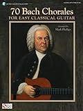 70 Bach Chorales for Easy Classical Guitar Book/Online Audio