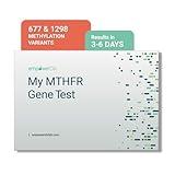 empowerDX MTHFR Gene Test Kit, Methylation Test, Easy at-Home Test Detects Presence of 677 and 1298 MTHFR Gene Variants, Ages 2+, Fast Results Within 6 Days