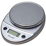 Escali Primo Digital Food Scale Multi-Functional Kitchen Scale and Baking Scale for Precise Weight Measuring and Portion Control, 8.5 x 6 x 1.5 inches, Chrome