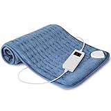 Heating Pad for Back, Heating Pad for Period Cramps with 6 Heat Settings & Timer, Portable Electric Heating Pads for Neck and Shoulders, Christmas Gifts for Women, Men, Blue…