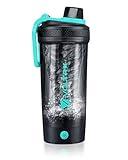 VOLTRX Shaker Bottle, Gallium USB C Rechargeable Electric Protein Shake Mixer, Shaker Cups for Protein Shakes and Meal Replacement Shakes, BPA Free, Made with Tritan, 24oz