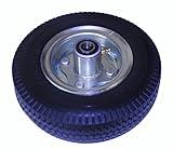 Mighty Lift 8” x 2.5” Hand truck wheel, Flat Free, Tubeless, 2.80/2.50-4 Poly Tire, 2-1/4" Offset Hub, 5/8" Precision Bearing, 350 lbs cap