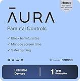 Aura Premium Online Safety | Parental Controls by Circle, Antivirus, VPN | Content Blocking, Filtering, Screen Time Limits | Android, iOS, Mobile, Tablet | 1 Yr Prepaid Subscription [Online Code]