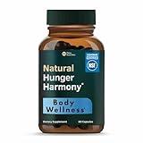 Natural Appetite Support Supplement for Women & Men, Clinically Studied Formula to Help Control Hunger & Cravings Naturally, Support Healthy Hormonal Balance, Holistic Daily Wellness – 60 Capsules