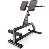 PASYOU Roman Chair, Adjustable Hyperextension Bench 5 Levels Multifunctional Roman Bench 350LBS Load Back Extension Bench Machine for Glute Hyper Extension Bench Reverse Hyper Machine ab Bench at Home