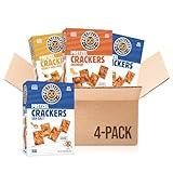 Pretzelized Pretzel Cracker 4 Pack Variety - Sea Salt, Cheddar, Honey Mustard Pretzelized Snacks Multipack - 6.5oz Box, Kosher