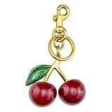 Cherry Keychain Cherry Bag Charms Purse Charms for Handbags Cute Cherry Accessories Gifts for Women Purse Charms for Handbags Cherry Charm Keychains For Women Birthday Christmas Gifts Cute Stuff