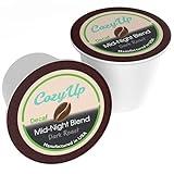 CozyUp Decaf Midnight Dessert Blend, Single-Serve Coffee Pods for Keurig K-Cup Brewers, Dark Roast Coffee, 100 Count