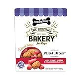 Three Dog Bakery Soft Baked PB&J Bites, Peanut Butter & Strawberry Flavor, Premium Treats for Dogs, 8 Ounce Box, brown (320035)