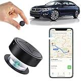 GPS Tracker for Vehicles, Strong Magnetic Car Vehicle Tracking Anti-Lost, No Monthly Fee, No Subscription, Multi-Function GPS Mini Locator with Free App (pg12-3)
