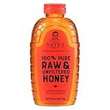 Nate's 100% Pure, Raw & Unfiltered Honey - Award-Winning Taste, 32oz. Squeeze Bottle