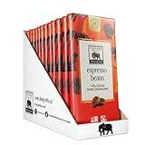 Endangered Species Chocolate Tiger Bar; Dark Chocolate with Expresso Beans, 3 Ounce - 12 per case.