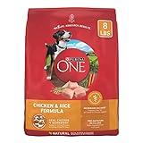 Purina ONE Chicken and Rice Formula Dry Dog Food - 8 lb. Bag