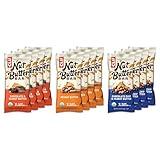 CLIF Nut Butter Bar - Variety Pack - Peanut Butter Filled Energy Bars - Non-GMO - USDA Organic - Plant-Based - Low Glycemic - 1.76 oz. (12 Count)