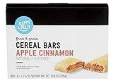 Amazon Brand - Happy Belly Fruit & Grain Cereal Bars, Apple Cinnamon, 1.3 Oz, 8 Count