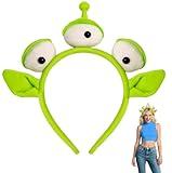 UV-BANS Alien Headband for Alien Costume Women Kids & Adult, Halloween Headband Alien Ears Party Cosplay Costume Hair Accessories