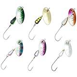 Panther Martin PMSH6 Single Hook Spinners Fishing Lure Kit - Assorted - Pack of 6