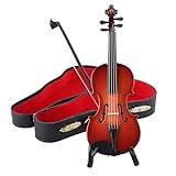 Tiny Playable Violin: Worlds Smallest Violin with Sound Sob Story, Playable Tiny Violin Figurine, Miniature Musical Instrument, Dollhouse Accessory Or Keychain Charm for Unique Dumb Gag Gifts