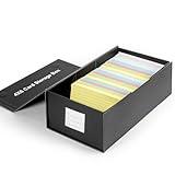 4x6 Index Card Holder Storage Box, Index Card Holder Organizer, 4x6 Recipe Card Box- 1 Pack